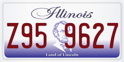 IL license plate Z959627