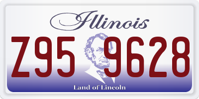 IL license plate Z959628