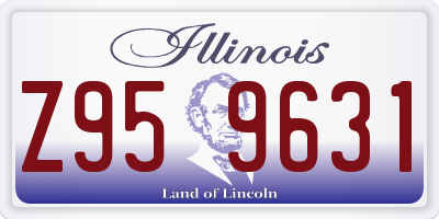 IL license plate Z959631