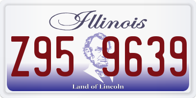 IL license plate Z959639