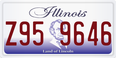 IL license plate Z959646