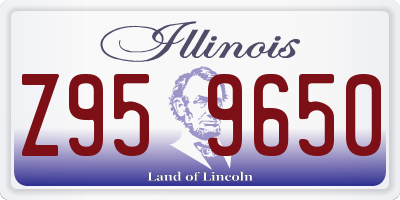 IL license plate Z959650