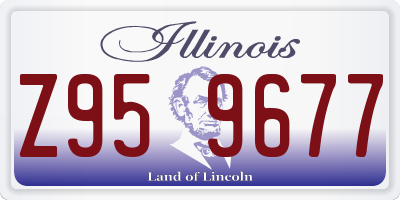 IL license plate Z959677