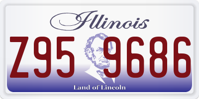 IL license plate Z959686