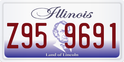 IL license plate Z959691