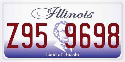 IL license plate Z959698