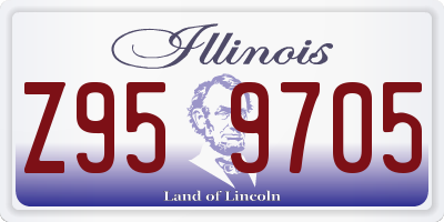 IL license plate Z959705