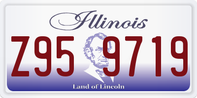 IL license plate Z959719