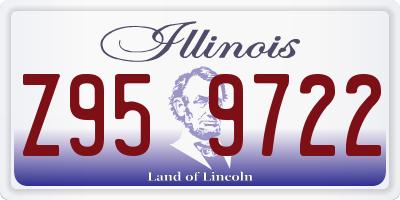 IL license plate Z959722