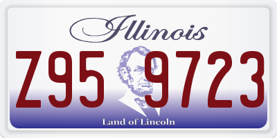 IL license plate Z959723