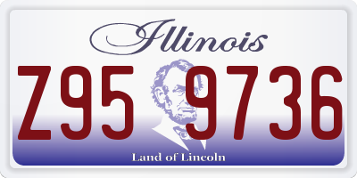 IL license plate Z959736