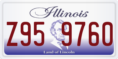 IL license plate Z959760