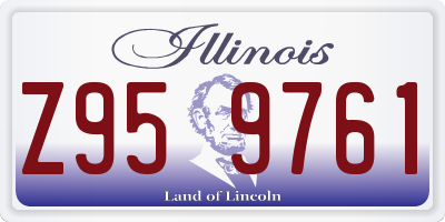 IL license plate Z959761