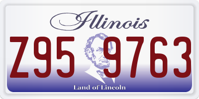IL license plate Z959763