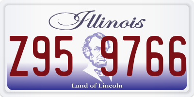 IL license plate Z959766