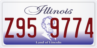 IL license plate Z959774