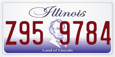 IL license plate Z959784