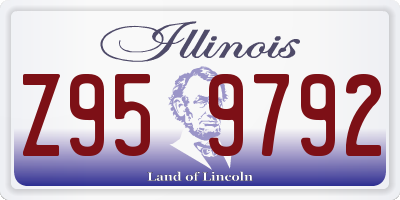 IL license plate Z959792
