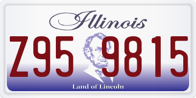 IL license plate Z959815
