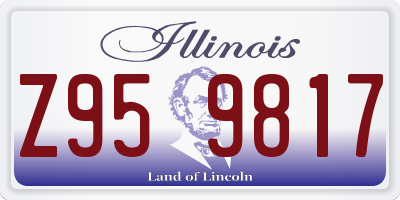 IL license plate Z959817