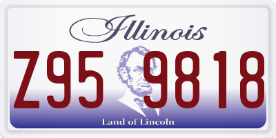IL license plate Z959818
