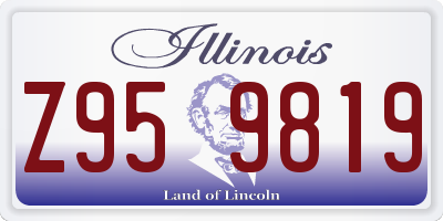 IL license plate Z959819