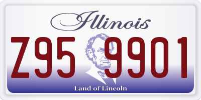 IL license plate Z959901