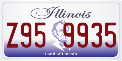 IL license plate Z959935