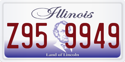 IL license plate Z959949
