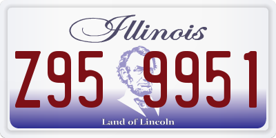 IL license plate Z959951