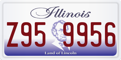 IL license plate Z959956