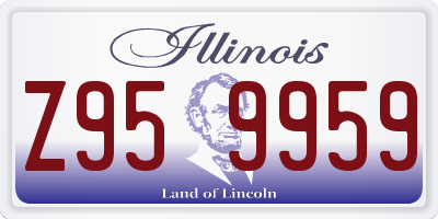 IL license plate Z959959