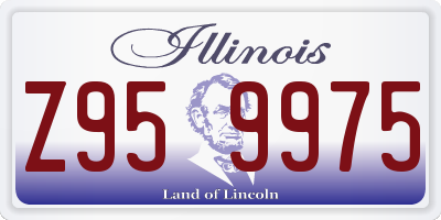 IL license plate Z959975