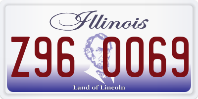 IL license plate Z960069