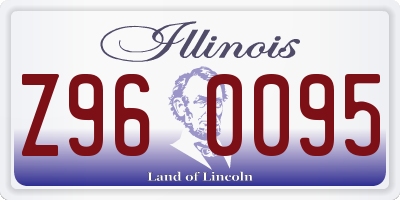 IL license plate Z960095
