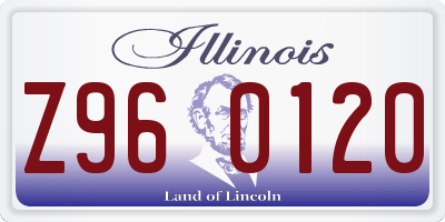 IL license plate Z960120