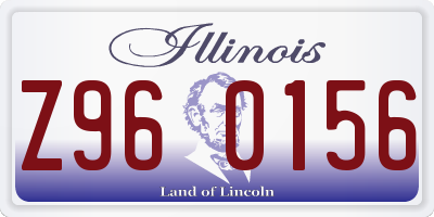IL license plate Z960156