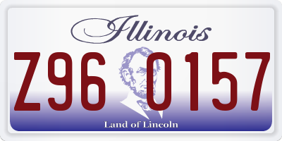 IL license plate Z960157