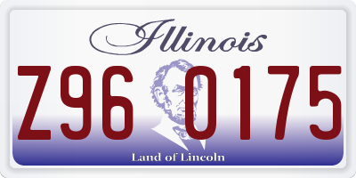 IL license plate Z960175