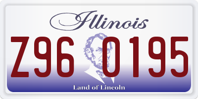 IL license plate Z960195