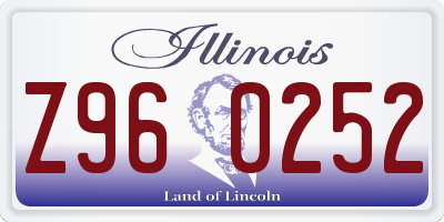 IL license plate Z960252
