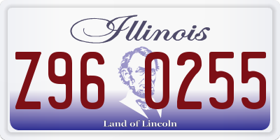 IL license plate Z960255