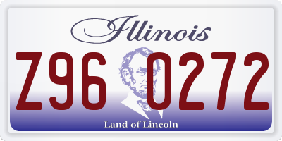 IL license plate Z960272