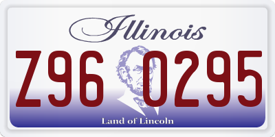 IL license plate Z960295