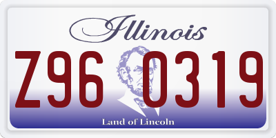 IL license plate Z960319