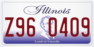 IL license plate Z960409