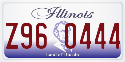 IL license plate Z960444
