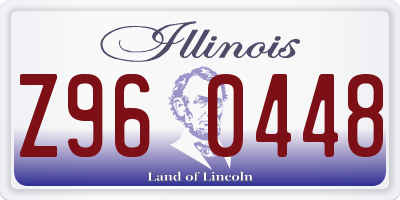 IL license plate Z960448