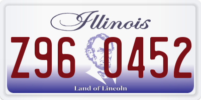 IL license plate Z960452