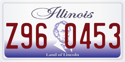 IL license plate Z960453